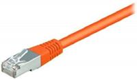 Equip 605576 RJ45 Netwerkkabel, patchkabel CAT 6 S/FTP 10.00 m Oranje Vergulde steekcontacten 1 stuk(s) - thumbnail