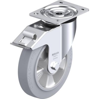 Blickle L-ALEV 200K-FI-SG Zwenkwiel met rem Wieldiameter: 200 mm Draagvermogen (max.): 400 kg 1 stuk(s)