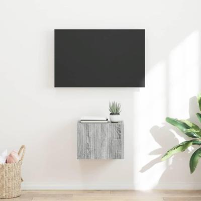 TV Wandkast Grijs Sonoma 60 x 31 x 29.5 cm Bewerkt hout