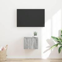 TV Wandkast Grijs Sonoma 60 x 31 x 29.5 cm Bewerkt hout - thumbnail