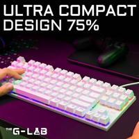 Combo Gaming Mechanisch Toetsenbord TKL + Muis - THE G-LAB - COMBO MERCURY W - Wit - thumbnail