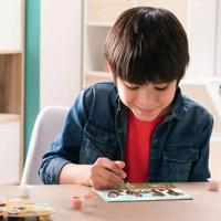 Ravensburger creart schilderen op nummer - kat en honden - thumbnail