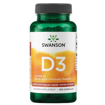 High Potency Vitamine D-3 2000iu | Swanson | 250ct