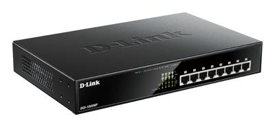 D-Link DGS-1008MP Netwerk switch 8 poorten 1 GBit/s PoE-functie