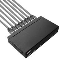 Lindy Network Switch - Gigabit, Desktop, 8 Port, 10/100/1000 - thumbnail