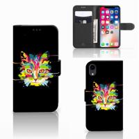 Apple iPhone Xr Leuk Hoesje Cat Color - thumbnail