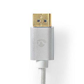 Nedis DisplayPort-Kabel | DisplayPort Male naar DisplayPort Male | 2 m | 1 stuks - CCTB37014AL20 CCTB37014AL20