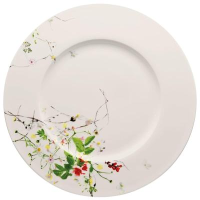 ROSENTHAL - Brillance Fleurs Sauvages - Plaatsbord 33cm met Rand ROSENTHAL - Brillance Fleurs Sauvages - Plaatsbord 33cm met Rand