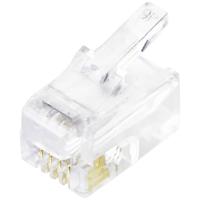 TRU COMPONENTS TC-10336056 modulaire stekker Stekker, recht Aantal polen (sensoren) 4P4C RJ45 1 stuk(s) - thumbnail
