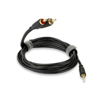 QED: Connect 3,5mm Jack naar phono kabel - 3 meter QED: Connect 3,5mm Jack naar phono kabel - 3 meter