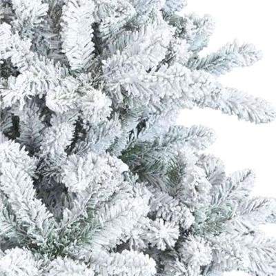 VidaXL Kunstmatige inklapbare kerstboom wit 210 cm pvc en staal VidaXL Kunstmatige inklapbare kerstboom wit 210 cm pvc en staal