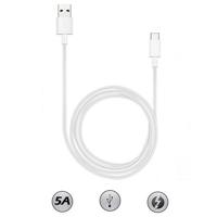 Huawei Super Charge Protocol datakabel met USB Type-C aansluiting wit - thumbnail