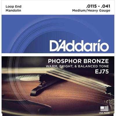 D'Addario EJ75 snarenset voor mandoline