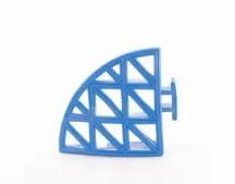 5 BLUE PVC SOFTEE SIDE TILE -CORNER- PACK