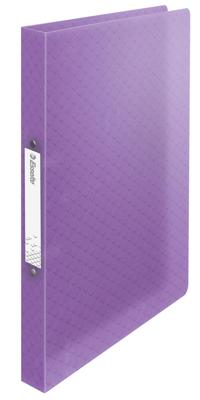 Esselte Colour&apos;Breeze ringmap, 2 ringen, PP, ft A4, met soepele kaft, lavendel