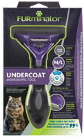FURminator Undercoat DeShedding Tool kat lang haar M-L - thumbnail
