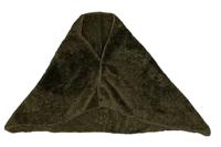 Omslagplaid Nox winter green 75x150 cm Unique Living - Unique living - thumbnail