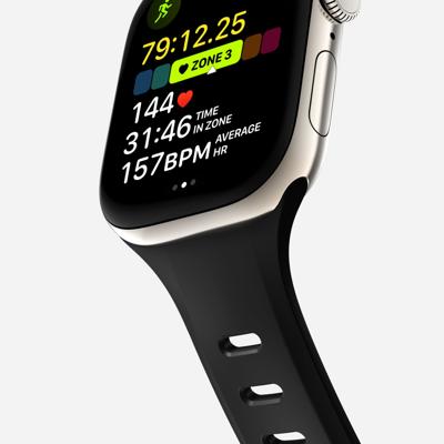 Nomad Tempo Band Apple Watch 38mm/ 40mm/ 41mm/ 42mm Zwart
