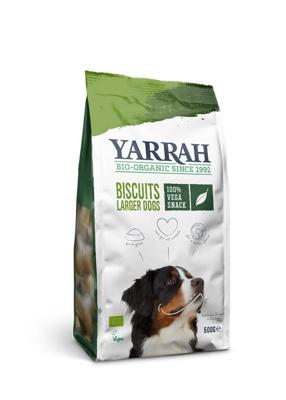Yarrah biologische vegan hondenkoekjes voor grotere honden 500gr
