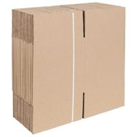 VidaXL Vouwdoos met opslag 50 pcs naturel 20 x 20 x 20 cm karton - thumbnail