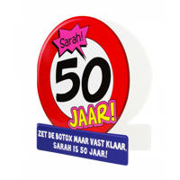 Sarah Wenskaart Verkeersbord - thumbnail