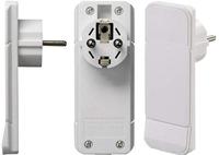 BACHMANN SmartPlug platte connector, met 3x geaarde stekkerdoos, wit, 1,6 m - thumbnail