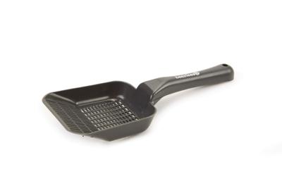 Kunststof kattenbakschep fijn - antraciet Kunststof kattenbakschep fijn - antraciet