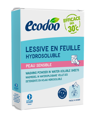 Ecodoo Waschstreifen Laundry Sheets empfindliche Haut Eco 52 Gramm