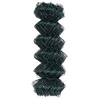 VidaXL Kettenschakelhek groen 10 x 0,4 m staal - thumbnail