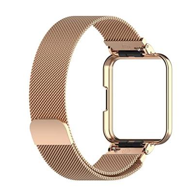 Milanese bandje met case - Champagne goud - Xiaomi Redmi Watch 2 (Lite)