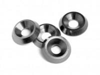 Cone washer 3x9x2mm (gunmetal/4pcs) - thumbnail