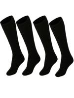 Heatkeeper Heren Thermo Kniehoogte Sokken 4-pack Zwart - thumbnail