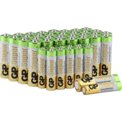 GP GPSUP15A24A904S44 Batterijset Alkaline 1.5 V 44 stuk(s) GP GPSUP15A24A904S44 Batterijset Alkaline 1.5 V 44 stuk(s)