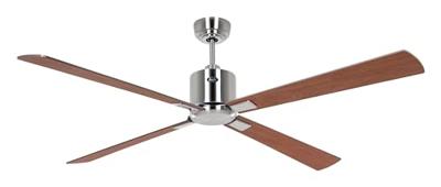 CasaFan ECO NEO III 152 BN-NB/KI WiFi Flügel Nussbaum/Kirsche Plafondventilator 27 W (Ø x h) 152 cm x 360 mm Chroom (geborsteld) Met afstandsbediening, Timer, CasaFan ECO NEO III 152 BN-NB/KI WiFi Flügel Nussbaum/Kirsche Plafondventilator 27 W (Ø x h) 152 cm x 360 mm Chroom (geborsteld) Met afstandsbediening, Timer,