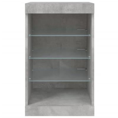 Dressoir met LED-verlichting 41x37x67 cm betongrijs Dressoir met LED-verlichting 41x37x67 cm betongrijs