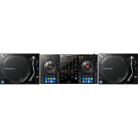 Pioneer DDJ-800 + 2 x Pioneer PLX-1000 draaitafel - thumbnail
