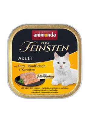 ANIMONDA Vom Feinsten Adult Turkey, beef and carrots - nat kattenvoer - 100g