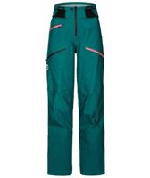 Ortovox 3L Deep Shell Dames Skibroek Pacific Green L - thumbnail