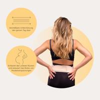 Zwangerschapsriem CARRIWELL zwart - thumbnail