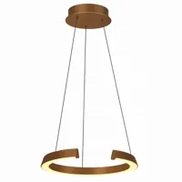Freelight Hanglamp Cavallo Ø 50 cm comfortlift brons goud - thumbnail