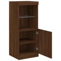 Dressoir met LED-verlichting 41x37x100 cm bruineikenkleurig - thumbnail