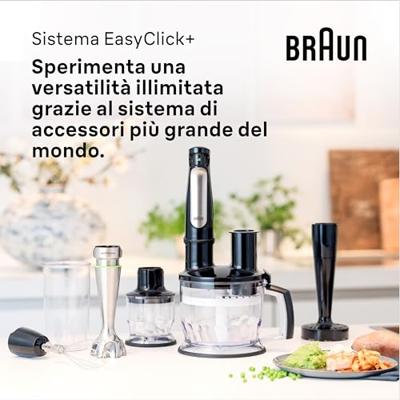 Braun MQ7035X Staafmixer Zwart - thumbnail