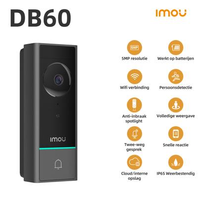 IMOU DB60/DS21-PEUR-imou Complete set voor Draadloze deurbel