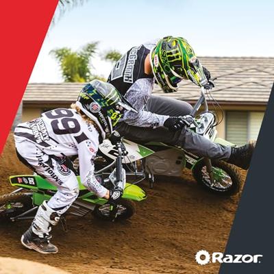 Razor Dirt Rocket SX350 McGrath elektrische scooter 1 zitplaats(en) 22 km/h Zwart, Groen, Grijs, Wit