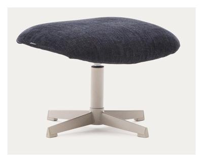 Kave Home Draaibare Hocker 'Teryl' Chenille, kleur Donkerblauw Kave Home Draaibare Hocker 'Teryl' Chenille, kleur Donkerblauw