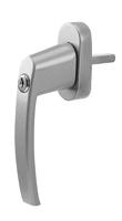 Olympia 5986 Afsluitbare raamhandgreep Zilver - thumbnail