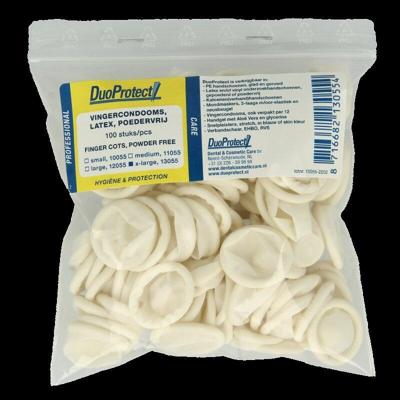 Duoprotect Vingercondoom maat XL 100 Stuks