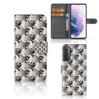 Samsung Galaxy S21 Plus | Telefoonhoesje | Met pasjeshouder | Salamander Grey - thumbnail