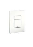 Plieger Bedieningsplaat DF Solido Even 2-Knops Wit 38966SH0 - thumbnail