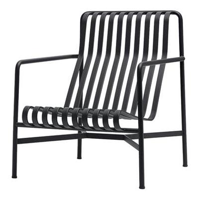 HAY Palissade lounge high tuinstoel anthracite HAY Palissade lounge high tuinstoel anthracite